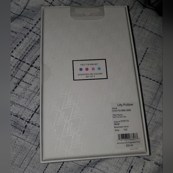 Lilly Pulitzer Colored Pen Set - Picture 2 of 2